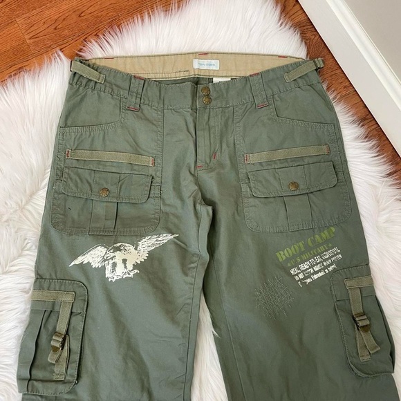 Vintage Y2K grunge cargo pants ⚙️ by New Saks - Picture 2 of 6